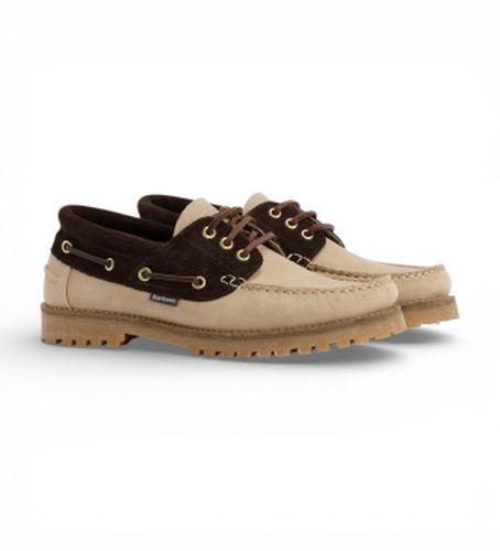 MFO0795 Chaussures de pont en cuir marron, (42), Plat, Lacets, Casuel - Barbour - Modalova