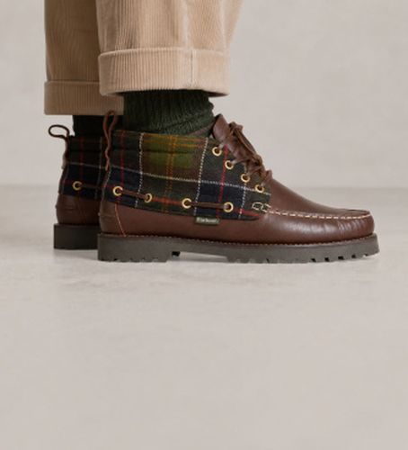 MFO0848 Bottines en cuir Harle Mid Chukka (43), Plat, Lacets, Casuel - Barbour - Modalova