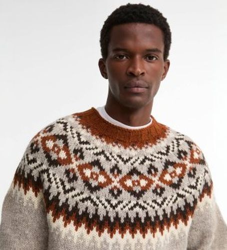 MKN1764 Pull Fair Isle (M), Casuel, Laine, Manche longue - Barbour - Modalova