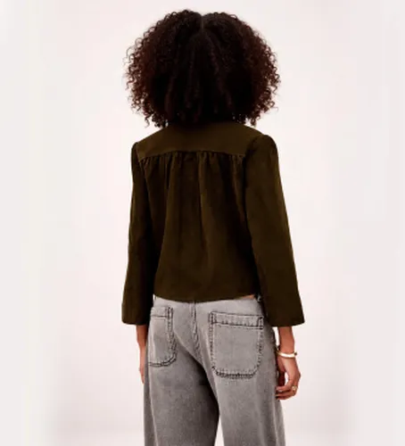 H24MILA Veste Milas (34), Casuel, Vert, Cuir - BA&SH - Modalova