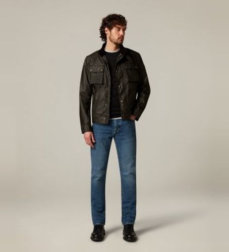 Veste Racemaster olive délavé (48), Casuel, Coton - Belstaff - Modalova