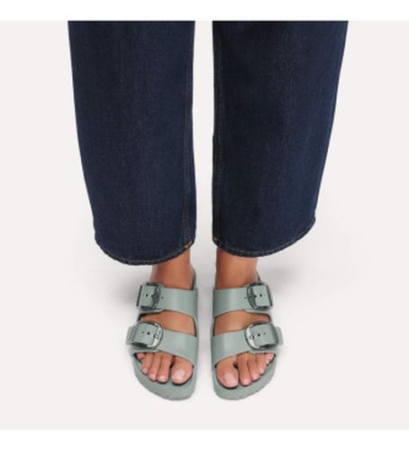 Sandales Arizona Big Buckle EVA (Coupe Étroite) (40), Plat, Aucun, Casuel, Vert - Birkenstock - Modalova