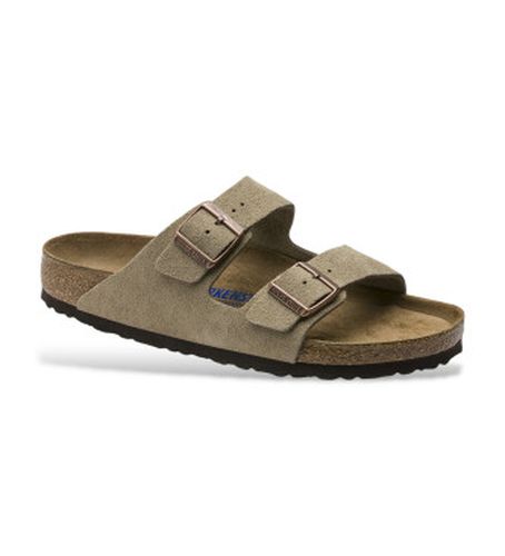 Sandales en Cuir Arizona Soft (Coupe Régulière) marron (45), Plat, Aucun, Casuel - Birkenstock - Modalova
