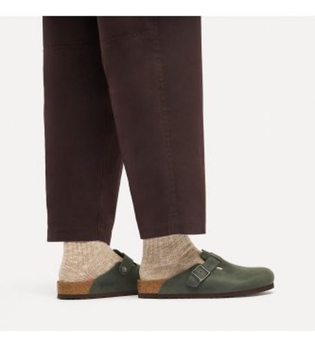 Sabots en Cuir Boston Oiled (Coupe Régulière) (47), Plat, Aucun, Casuel - Birkenstock - Modalova
