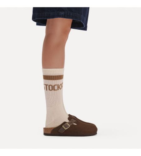 Sabots en Cuir Boston Braided (Ajustement Étroit) marron (36), Plat, Aucun, Casuel - Birkenstock - Modalova