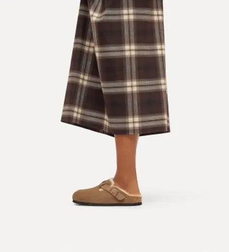 Sabots en Cuir Boston Shearling (Coupe Étroite) (36), Plat, Boucle, Casuel - Birkenstock - Modalova