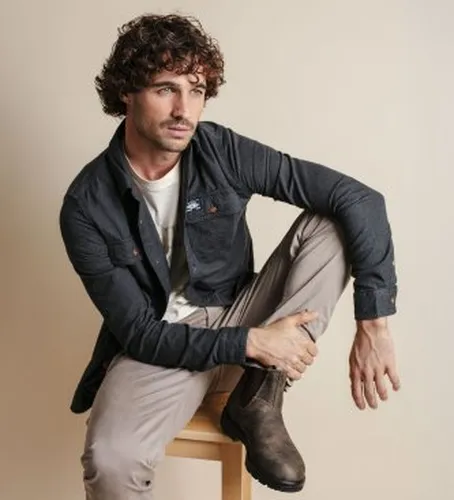 Unisex. 585 Bottines en cuir 585 (37), Plat, 1 à 3 cm, Aucun, Casuel - Blundstone - Modalova
