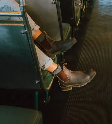 Unisex. 500 Bottines en cuir 500 (37), Plat, 1 à 3 cm, Aucun, Casuel - Blundstone - Modalova