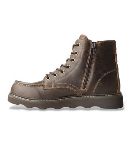 F6NOLAN02 Bottines en cuir Nolan marron (40), Plat, Lacets, Fermeture éclair, Casuel - Blauer - Modalova