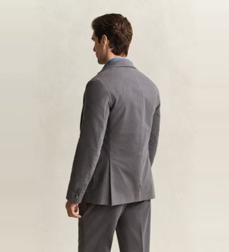 Veste Americana Moleskin Suit (48), Gris, Classique, Le coton biologique - Gant - Modalova