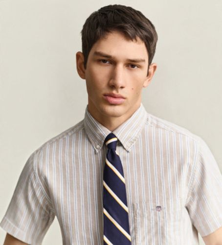 Chemise Oxford classique à rayures (S), Casuel, Manche longue, Coton Recyclé - Gant - Modalova