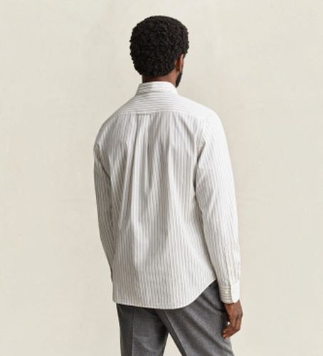 Chemise rayure diplomate (M), Casuel, Coton, Classique, Manche longue - Gant - Modalova