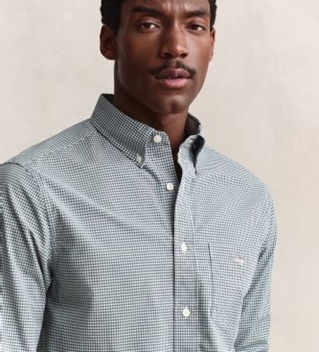 Chemise classique à carreaux Vichy (M), Casuel, Coton, Manche longue - Gant - Modalova