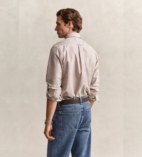 Chemise Oxford Regular Fit Classique (S), Casuel, Coton, Manche longue - Gant - Modalova