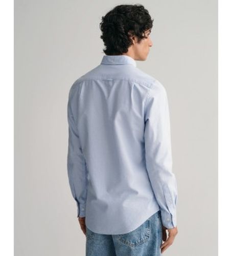 Slim Fit Oxford Shirt (M), Bleu, Casuel, Coton, Classique, Manche longue - Gant - Modalova