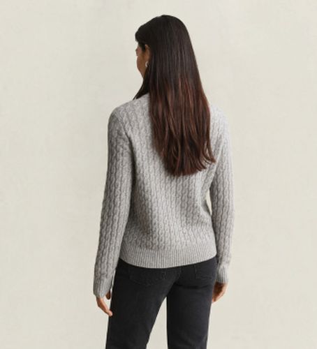 Pull en tricot à torsades en cachemire (S), Casuel, Classique, Manche longue - Gant - Modalova