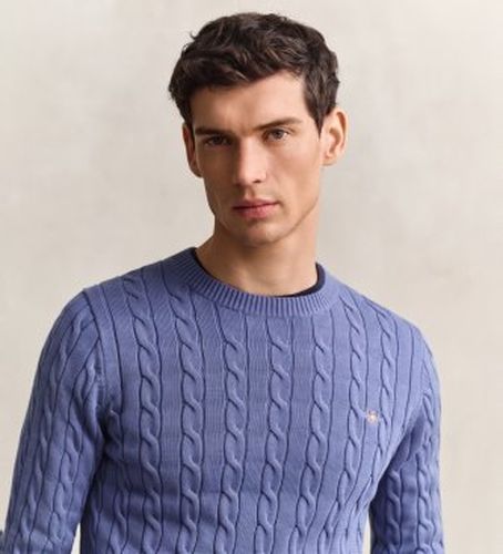 Pull en tricot à torsades clair (S), Casuel, Classique, Le coton biologique - Gant - Modalova
