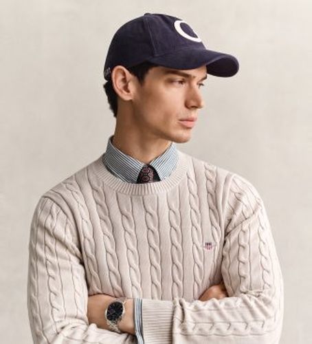 Pull en tricot torsadé (S), Casuel, Coton, Classique - Gant - Modalova