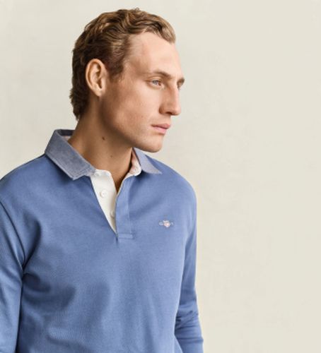 Polo Heavy (S), Casuel, Manche longue, Le coton biologique - Gant - Modalova