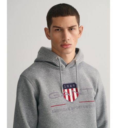 Sweat à capuche Archive Shield (XXL), Casuel, Coton, Manche longue - Gant - Modalova