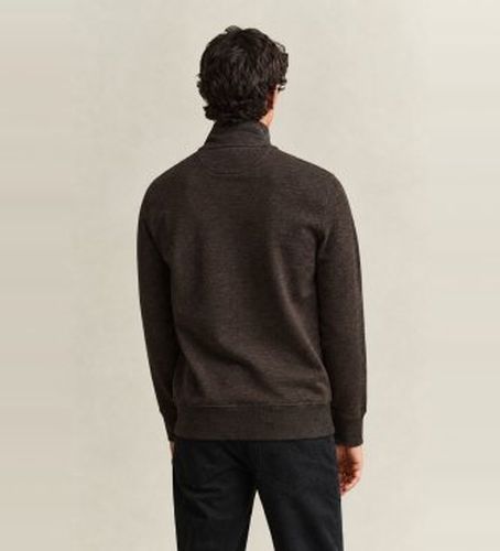 Sweat Shield à demi-zip marron (S), Casuel, Coton - Gant - Modalova