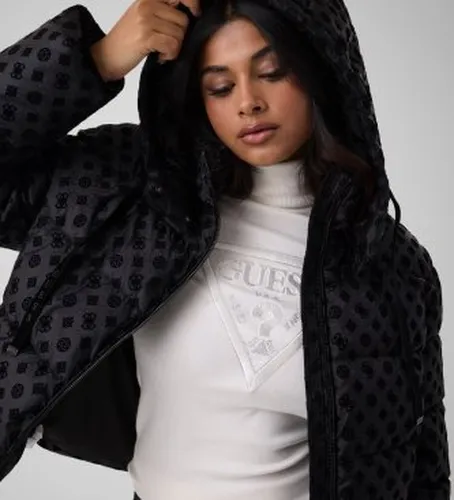 W6BL56W4195 Veste matelassée courte Daisy avec logo (S), Casuel, Polyamide - Guess - Modalova