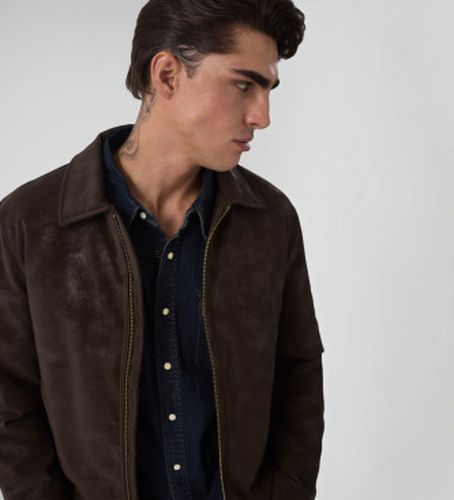 M6BL28W4140 Veste biker en similicuir avec monogramme (S), Casuel, Polyuréthane - Guess - Modalova
