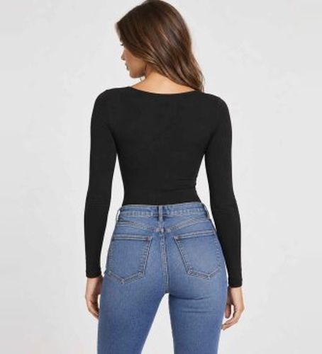 W6BP21K6256 Body Zanita à manches longues avec logo (S), Casuel, Polyester, Manche longue - Guess - Modalova