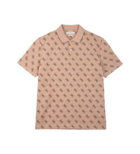 M6GP04K3073 Polo 4G Jacqaurd marron (XXL), Casuel, Coton, Manche courte - Guess - Modalova