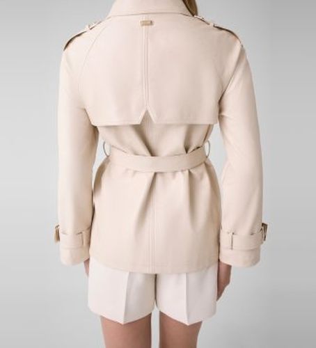 W6BL65W4230 Trench court Marika en cuir synthétique (S), Casuel, Classique, Polyuréthane - Guess - Modalova