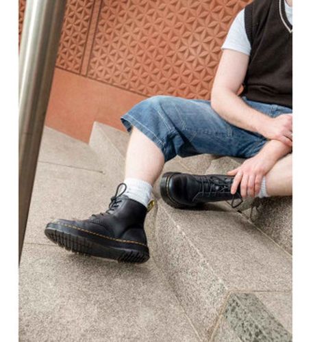 Unisex. 41550001 Brookline - Bottines chukka en cuir - (41), Plat, Lacets, Casuel - Dr Martens - Modalova