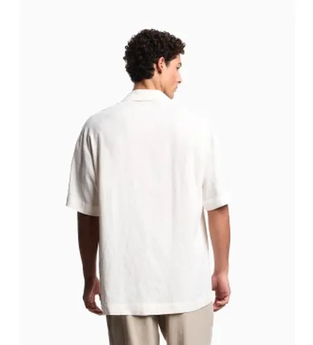 EM000593_AF20590 Chemise de plage (L), Casuel, Lin, Viscose, Manche courte - Emporio Armani - Modalova