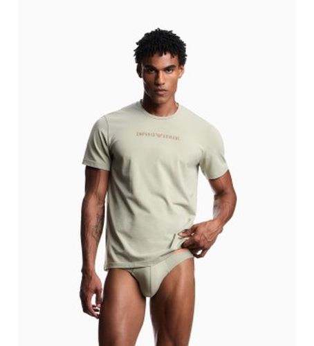 EM000377_AF19055 T-shirt Textured Logobanda (XL), Homewear, Coton, Manche courte - Emporio Armani - Modalova