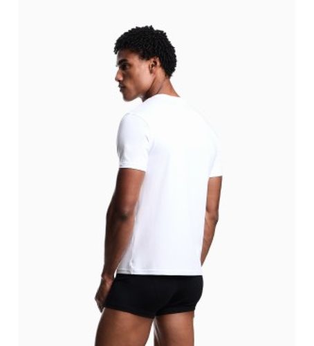 EM000379_AF19898 T-shirt arc-en-ciel blanc (M), Casuel, Coton, Manche courte - Emporio Armani - Modalova