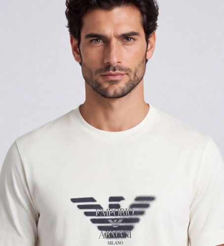 EM006765_AF10017 Tee-shirt en maille (M), Casuel, Coton, Manche courte - Emporio Armani - Modalova