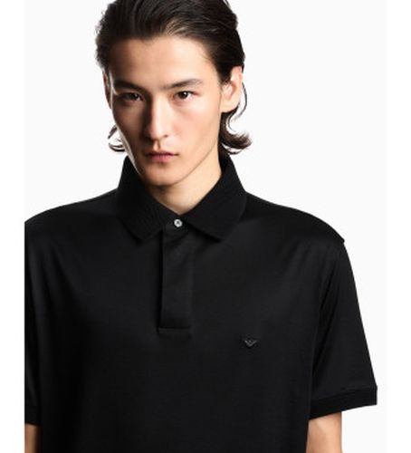 EM004588_AF10017 Polo avec micro aigle bouffant (L), Casuel, Manche courte, Lyocell - Emporio Armani - Modalova