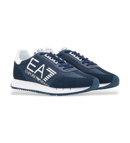 Unisex. 7X000541_AF18609 Baskets vintage (46 2/3), Bleu, Lacets, Casuel - EA7 - Modalova