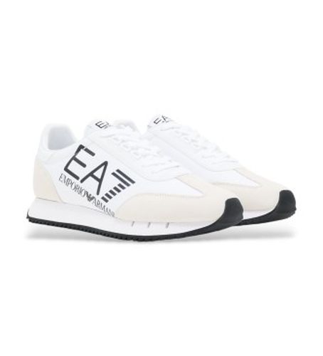 Unisex. 7X000541_AF18609 Baskets vintage (45 1/3), Noir, Tissu, Plat, Lacets, Sport - EA7 - Modalova