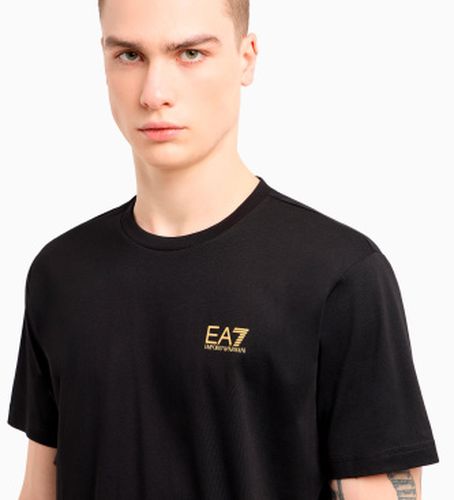 M000567_AF10375 T-shirt Temp (S), Casuel, Coton, Manche courte - EA7 - Modalova