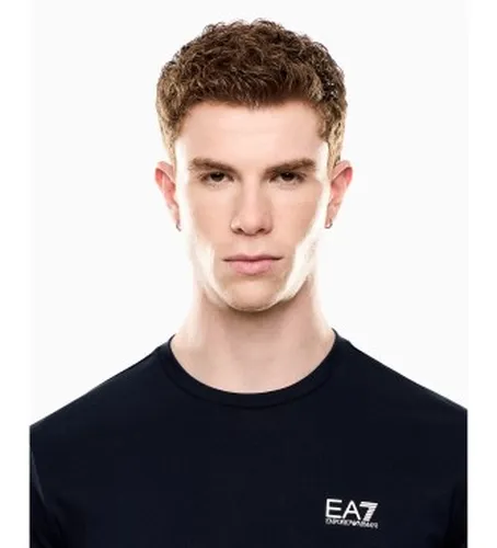 M000567_AF10375 T-shirt Temp (M), Casuel, Coton, Manche courte - EA7 - Modalova