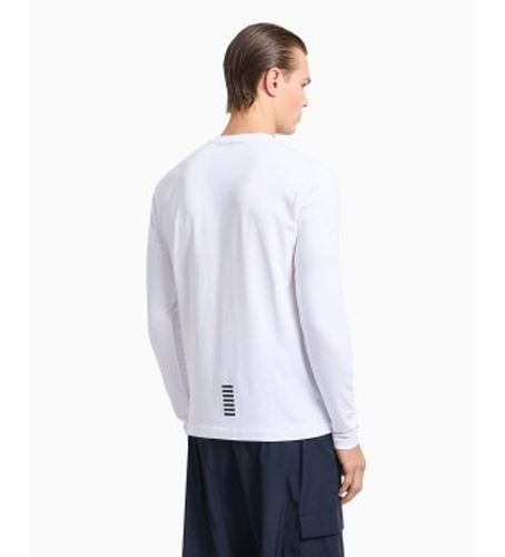 NPT28_PJVQZ T-shirt à manches longues en coton Core Identity (L), Casuel, Sport, Multisport, Manche longue - EA7 - Modalova