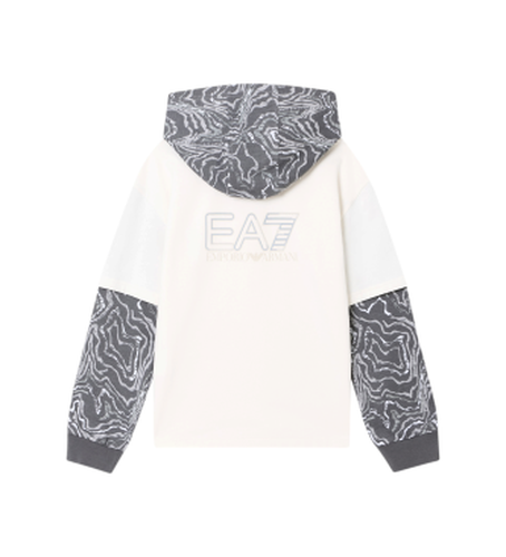 Pour garçon. 7B000304_AF13512 Sweat-shirt de visibilité (10Años= 142cm), Casuel, Coton, mode enfantine - EA7 - Modalova