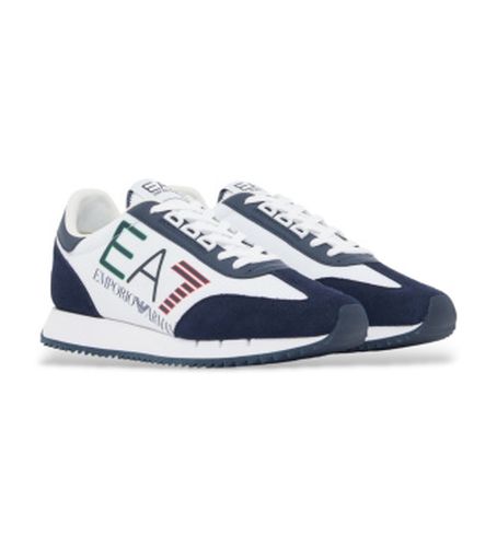 X000541_AF18609 Baskets vintage , bleues (44 2/3), Plat, Lacets, Casuel - EA7 - Modalova