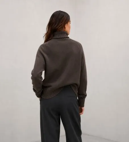 MCWGAKNCAQUI0632W26-546 Pull marron (XS), Casuel, Manche longue, Durable, Laine Recycle - ECOALF - Modalova