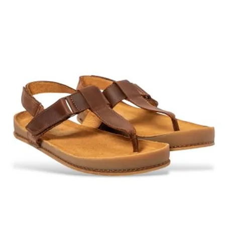 Unisex. 260041156005_012 Sandales en cuir marron N6004 (36), Plat, Boucle, Casuel - El Naturalista - Modalova