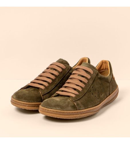 FE005_0G3 Baskets en cuir N5395 Amazonas (43), Plat, Lacets, Casuel, Vert - El Naturalista - Modalova