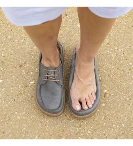 Unisex. 252581150005_0B0 Chaussures en cuir N5258 Nomada grisâtre (42), Plat, Lacets, Casuel - El Naturalista - Modalova