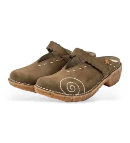 NG963FE9605_0G3 Sabots en cuir Ng96 Yggdrasil (37), 3 à 5 cm, Velcro, Casuel - El Naturalista - Modalova