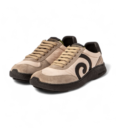 Unisex. 25435A1ZZ005_020 Baskets en cuir N5435B (39), Éco-cuir, Plat, Lacets, Casuel - El Naturalista - Modalova