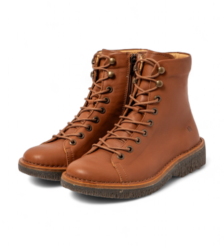 Bottines en cuir N5572 Volcano clair (36), Plat, Fermeture éclair, Casuel - El Naturalista - Modalova